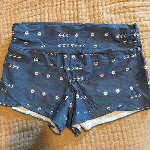 Carve Designs Blue Patterned Athletic/swim Shorts